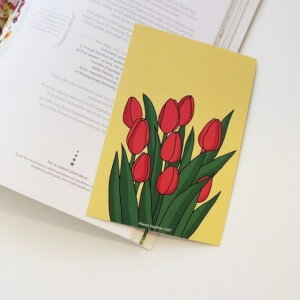 [1107] �`���[���b�v�|�X�g�J�[�h4�F�Z�b�g�؍��G�� �؍����[�� moim ���C��