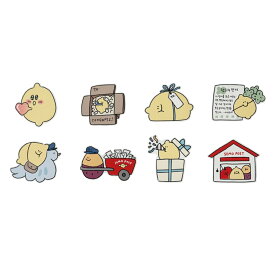 [second morning] SEMOゆうびん 型抜き ポストカード セット（全2種/各4枚入り）