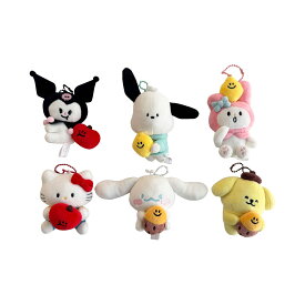 [second morning × sanrio characters] Fluffy ぬいぐるみ キーリング（全6種）