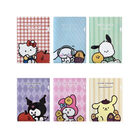 [second morning × sanrio characters] A4 クリアファイル セット（3枚入り/全2種）