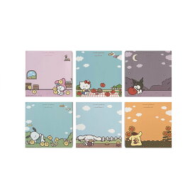 [second morning × sanrio characters] One day メモパッド（全6種）