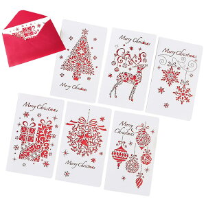 �ŒZ�����o�ׁ����b�Z�[�W �J�[�h �N���X�}�X �����[ �c���[ �T���^ | �؂�G �@�ׁ@���� ���[�X | ���b�h �� �z���C�g �� | ���b�Z�[�W�J�[�h+���� × 6��Z�b�g