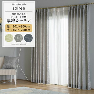 [6/1����11%OFF�N�[�|���z�z] �J�[�e�� �T�C�Y�I�[�_�[ ��201�`300cm ��151�`200cm �yAH302�z �\���� [1��] �W���K�[�h �i�q�� ���_�� �a�� �O���[ �x�[�W�� OKC5