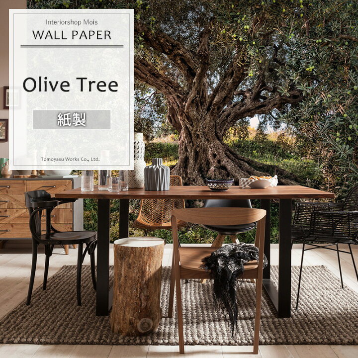 楽天市場 即日出荷 ドイツ製インポート壁紙 8 531 Olive Tree オリーブツリー 輸入壁紙 デザイン おしゃれ 輸入 海外 外国 紙 オリーブの木 地中海 木 壁紙 クロス Diy リフォーム 撮影 背景 背景紙 店舗 装飾 インテリア 内装 だまし絵 友安製作所 Csz