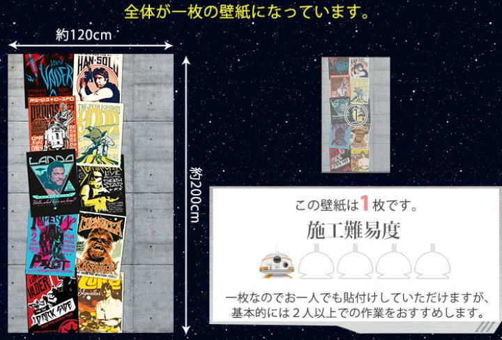 楽天市場 即日出荷 ドイツ製インポート壁紙 Vd 021 Star Wars Rock On Wall 輸入壁紙 デザイン おしゃれ 輸入 海外 不織布 壁紙 クロス のり付き Diy リフォーム ディズニー スターウォーズ ヨーダ ダースベイダー ルーク 友安製作所 Csz カーテン