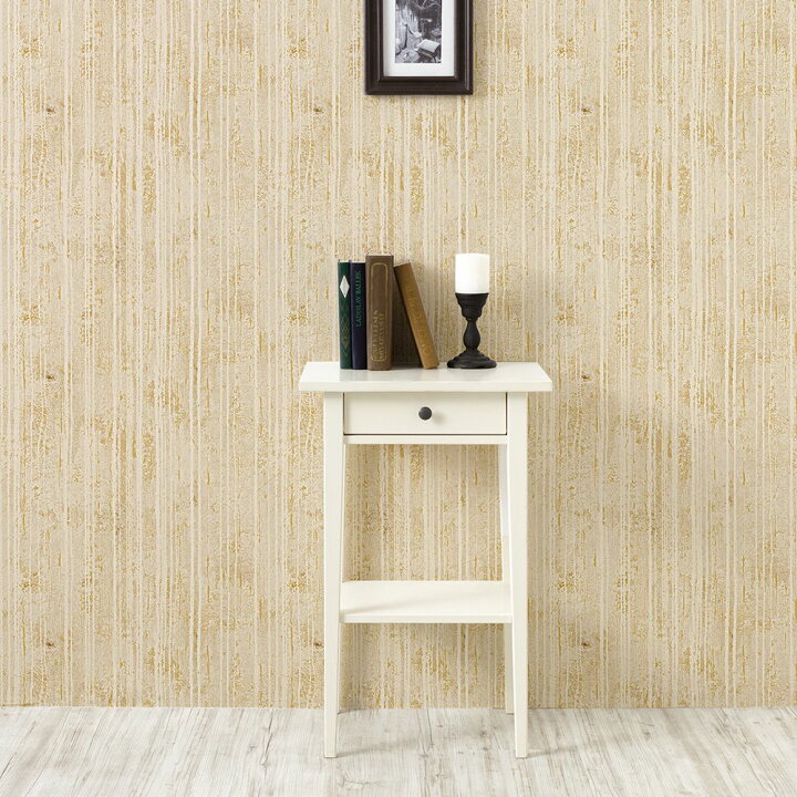 楽天市場 即日出荷 壁紙 クロス 輸入クロス Design Id バーク 木 ウッド ナチュラル ゴールド ストライプ ヴィンテージ ビンテージ 不織布 フリース 貼りやすい おしゃれ 海外インテリア リビング ダイニング 寝室 Diy Csz カーテン インテリア Mois