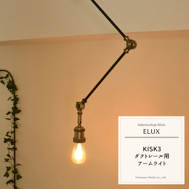 楽天市場】照明 天井 LED おしゃれ アームライト E26 キスク3 ダクト 
