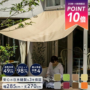 [�S�i�|�C���g10�{20��20���`4H����] ���悯 �V�F�[�h �T���V�F�[�h �������V�F�[�h ���n ����285×��270cm [ �^�[�v �� �o���R�j�[ ������ �x�����_ �傫�� ��^ �� �� �ډB�� �ՔM �f�M �I�[�j��