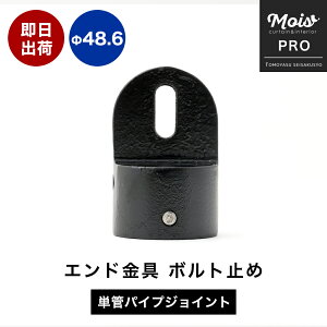 単管パイプ用 ジョイント金具 ブラック パイプジョイント 筋交い金具 Φ48.6mm 屋外対応タイプ エンド金具 ブラック ボルト止め コーナー パイプ DIY 足場 鋼管 丈夫 ジョイント パーツ ジョイ
