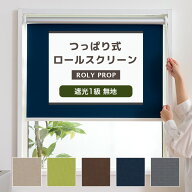 ロールスクリーン つっぱり 遮光1級 幅135.5〜190cm 丈51〜120cm ロールシェード 間仕切り 目隠し ロール…