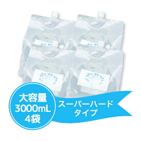 モアナチュリー キャビ&フラッシュジェル スーパーハードタイプ 業務用 日本製 国産 3L 4個セット