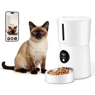 ☆2,000円CP配布中！ 2026新版 自動給餌器 Moizze 多機能 猫 犬 自動餌やり機 ペット給餌機 4L録音 再生 …