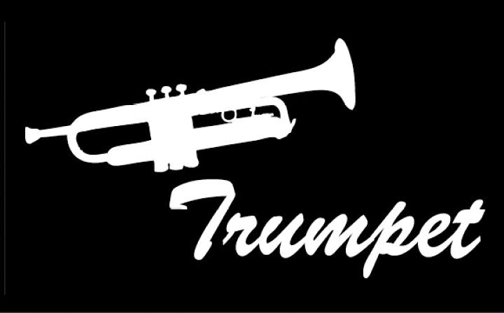 楽天市場 管楽器カッティングステッカー トランペット 定形外郵便送料無料 切文字 シール モジモジタック