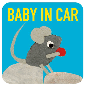 ���˃X�e�b�J�[ �uCHILD IN CAR�v�uBABY IN CAR�v�u�h���C�u���R�[�_�[���ڎԁv�u����^�撆�v W100mm×H100mm ���I�E���I�j�Y �t�����Y LEO LIONNI�@�� ���� �J�[�X�e�b�J�[ CAR�X�e�b�J�[�@�C���N�W�F�b