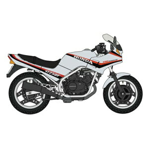 【もじゃで使える10%OFFクーポン】ハセガワ 1/12 ホンダ VT250F MC08 1984 ”シルバーカラー” プラモデル