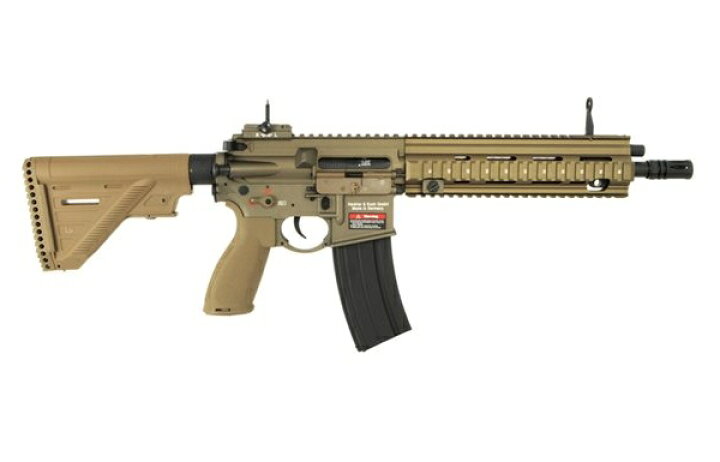 楽天市場】E&C 電子トリガー搭載 フルメタル電動ガン H&K HK416A5 BK 