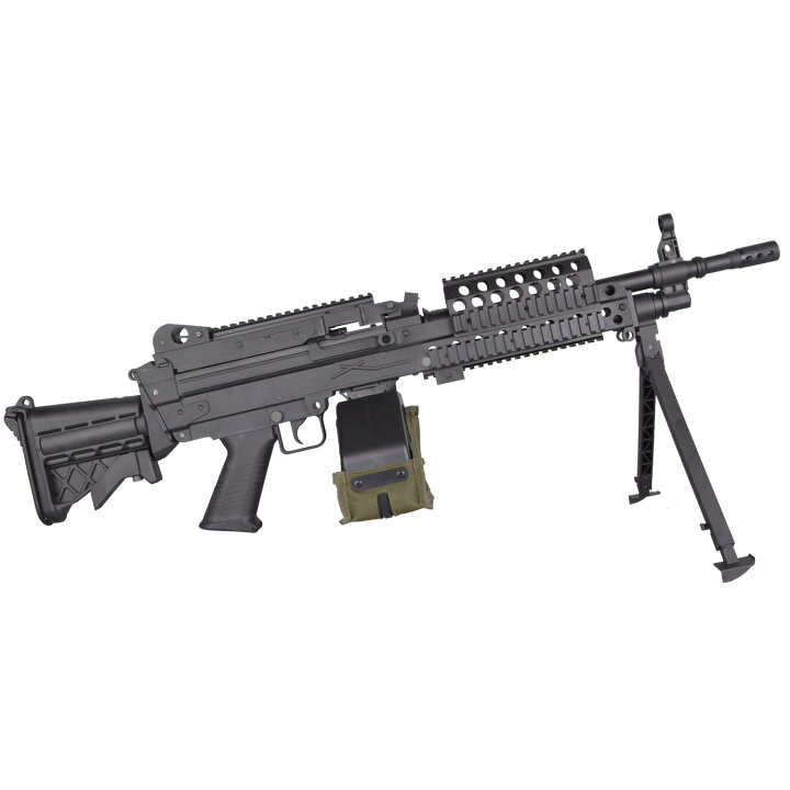 楽天市場】S&T M249 ミニミ MK46 Mod.0 BK スポーツライン : エアガン 