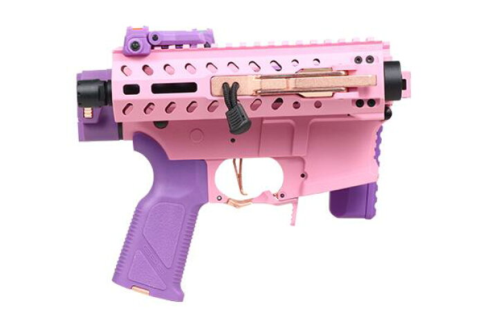 楽天市場】G&G 18歳以上用 電動ガン FoldingAR9 FAR9 Pink ETU+搭載 