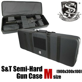 【10/15(木)5％OFFクーポン】S＆T セミハードガンケース　Mサイズ V2 BK (900×300×100)【あす楽】