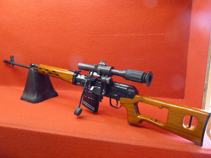 楽天市場】WE・ガスブローバックライフル SVD ドラグノフ 【あす楽 