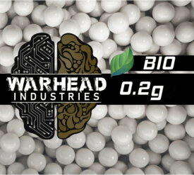 【エントリー最大10倍＆5％クーポン】WARHEAD製　天然由来成分PLA配合 BB弾 0.2g 約4000発 高精度 高真球【あす楽】