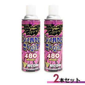 【2本セット】エアガン用フロンガス　サンダーシュート レッド HFC134a 480g　ガスガン セット【あす楽】