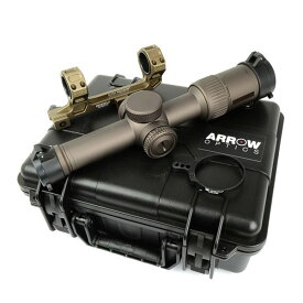 ARROW OPTICS ライフルスコープ 1-6x24 RAZOR HD GenII-E タイプ GEISSELE マウントセット デザートカラー ハードケース付き（370）【あす楽】
