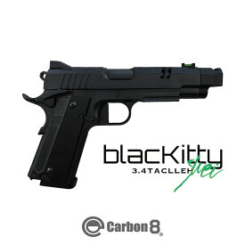 【7/13 10:00〜7/15全品5％クーポン】Carbon8 CO2ガスブローバックガン Black Kitty 3.4TACLLEH Zwei ブラックキティ