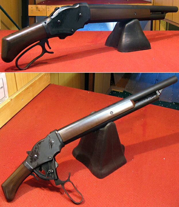 楽天市場】マルシン・M1887ショート maxi8 木製ストックVer 8mmBB 