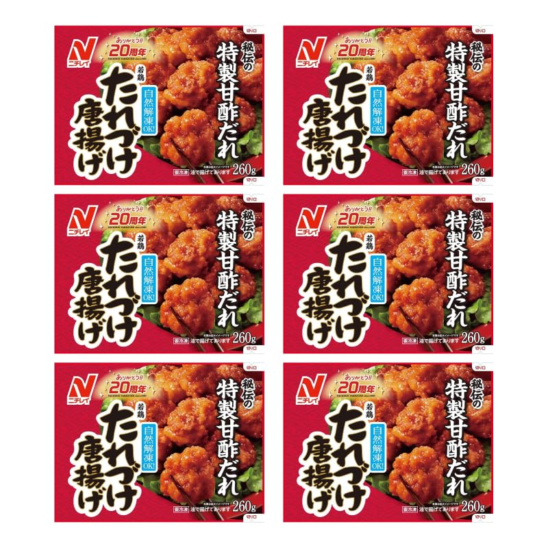 [冷凍] ニチレイ 若鶏たれづけ唐揚げ 260g×6袋