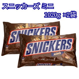 【2袋】スニッカーズ ミニチュア 約110粒 1020gコストコ チョコ チョコレート 詰め合わせ アソート おやつ マース