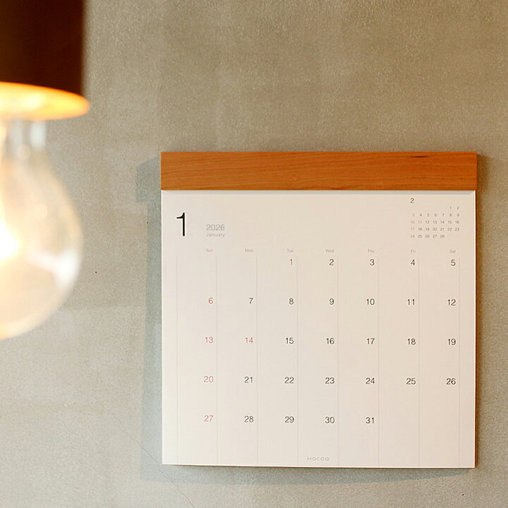 楽天市場 木製壁掛けカレンダー 23年版 Wall Calendar 23年1月 12月分 おしゃれ 木香屋