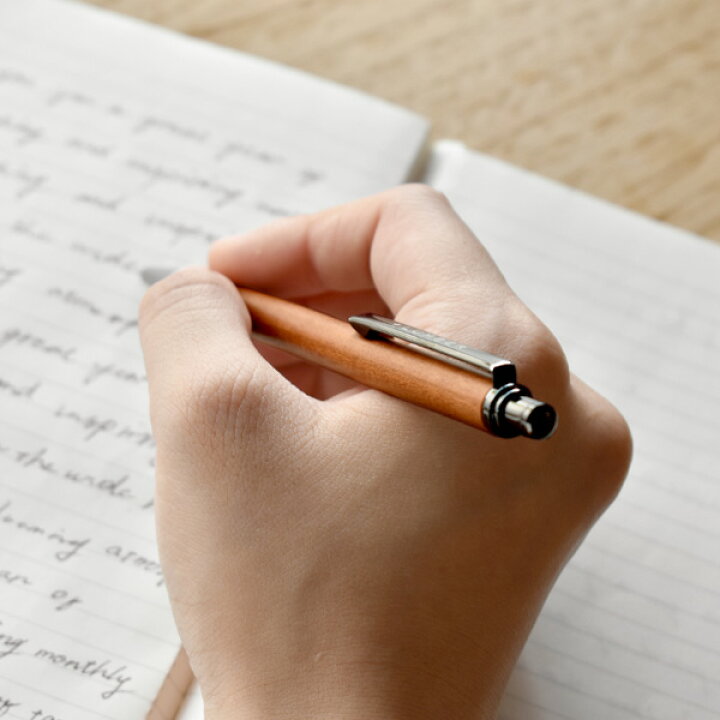 楽天市場 ノック式 Slim Ballpoint Pen Knock 1 0mm 世界に一つだけのノック式木製ボールペン 名入れ ノック式 おしゃれ プレゼント ギフト 木香屋