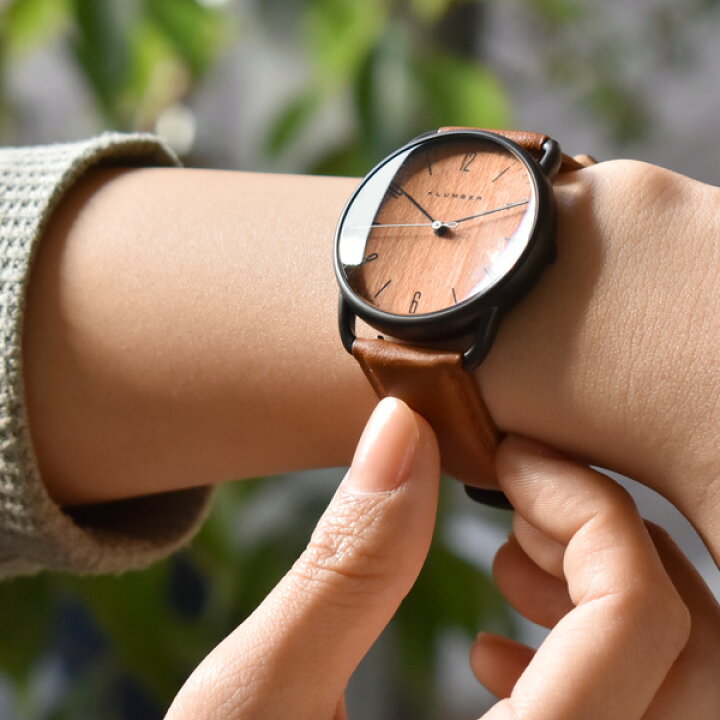 カスタム刻印 メンズ ヴィンテージ アナログ クォーツ 木製腕時計  