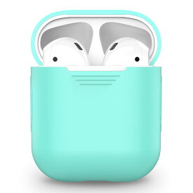 AirPods ケース エアーポッズ カバー かわいい シリコン 第一世代 第二世代 充電可能 アクセサリー ストラップ LEDライトが見える Qi充電 対応 アップル イヤホン 保護 紛失防止 傷防止 落下防止 高品質シリコン 入れ物 アハスタイル AHAStyle