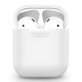 AirPods ケース エアーポッズ カバー かわいい シリコン 第一世代 第二世代 充電可能 アクセサリー ストラップ LEDライトが見える Qi充電 対応 アップル イヤホン 保護 紛失防止 傷防止 落下防止 高品質シリコン 入れ物 アハスタイル AHAStyle