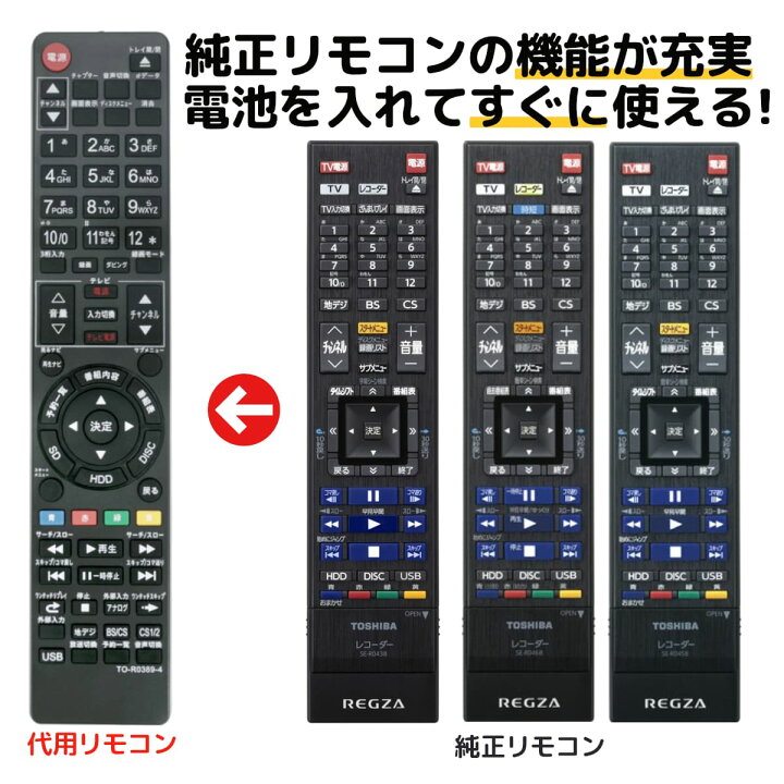 楽天市場】東芝 レグザ リモコン ブルーレイ SE-R0428 SE-R0372 SE 