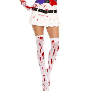 Music Legs 4551 White/Red ���� �R�X�v�� �R�X�`���[��