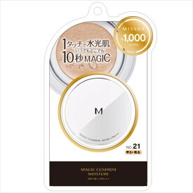 MISSHA ミシャ クッション ファンデーション モイスチャー No.21 明るい肌色 SPF50＋/PA＋＋＋