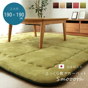 IKEHIKO �C�P�q�R ���Y�� �ӂ����� �~���J�[�y�b�g �t�����l�����n �X���[�X F 2�� 190×190cm