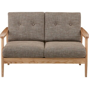 送料見積 東谷 AZUMAYA バッスム 2人掛 幅:127×奥行:71×高さ:85×座面高さ:41cm RTO-921 BR RTO-921BR