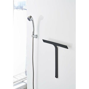 山崎実業 tower タワー マグネット 水切りワイパー ブラック