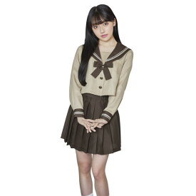 オルチャン セーラー ベージュブラウン 仮装 コスプレ コスチューム