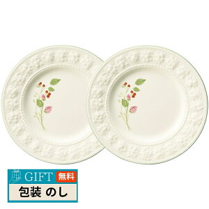 WEDGWOOD ウェッジウッド フェスティビティ ラズベリー プレート 21cm ペア 1054003 ギフト プレゼント 贈り物 贈答 包装 熨斗 のし 無料 【LOI】