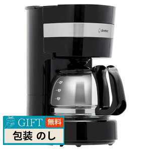 dretec �h���e�b�N �R�[�q�[���[�J�[ �����J�t�F 650ml CM-101BK �M�t�g �v���[���g ���蕨 ���� � ���l �̂� ���� �yLOI�z