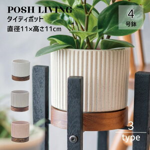 �A�ؔ� �Z���~�b�N 4�� �ꌊ���� �ّf�� �^�C�f�B �|�b�g Posh Living �z���C�g �O���[ �s���N�x�[�W��