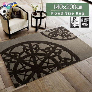 ���O �}�b�g ���� TOR4508 Elegance �G���K���X 140×200cm �u���b�N ���[�X ��i �f�U�C��
