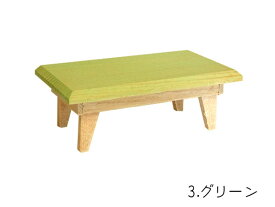 ミニチュア家具「ミニテーブル」 木製 高さ2.2cm 目安の縮尺1/16 全5色 日本製