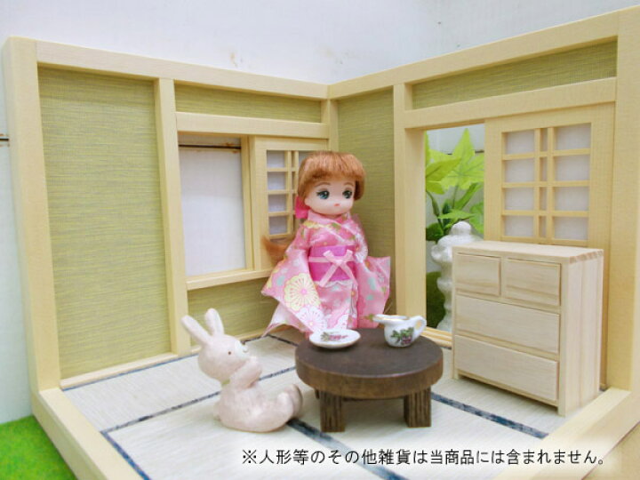 楽天市場】ミニチュア和風家具 和箪笥（わだんす）チェスト 木製 高さ 