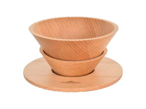 籐芸 FORESTABLE コーヒードリッパー 直径11.5cm 木製 ビーチ セパレート式